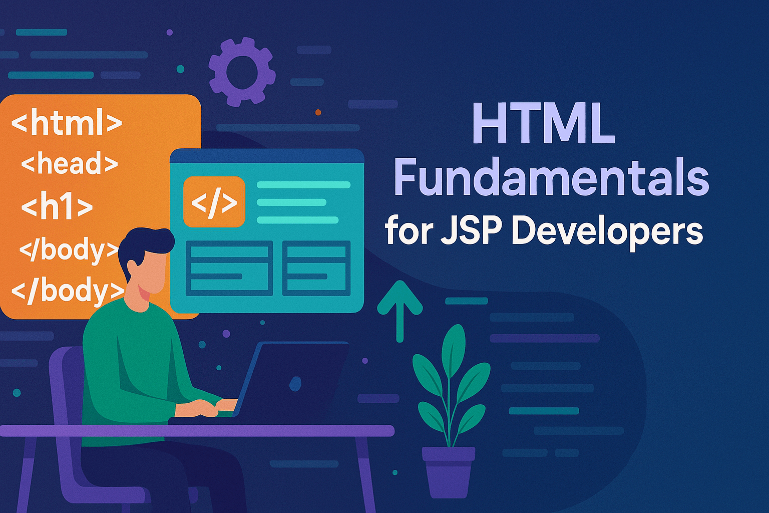 Role of HTML in JSP Applications
